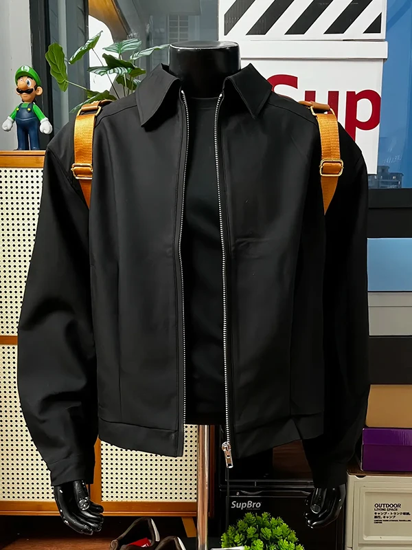 Cleanfit Bla Baseball Jaet ort Sle Men's Suit Collar Adstrative Zipper Closure Outerwear for Outdoor Activities
Cleanfit Bla Baseball Jaet ort Sle Men's Suit Collar Adstrative Zipper Closure Outerwear for Outdoor Activities