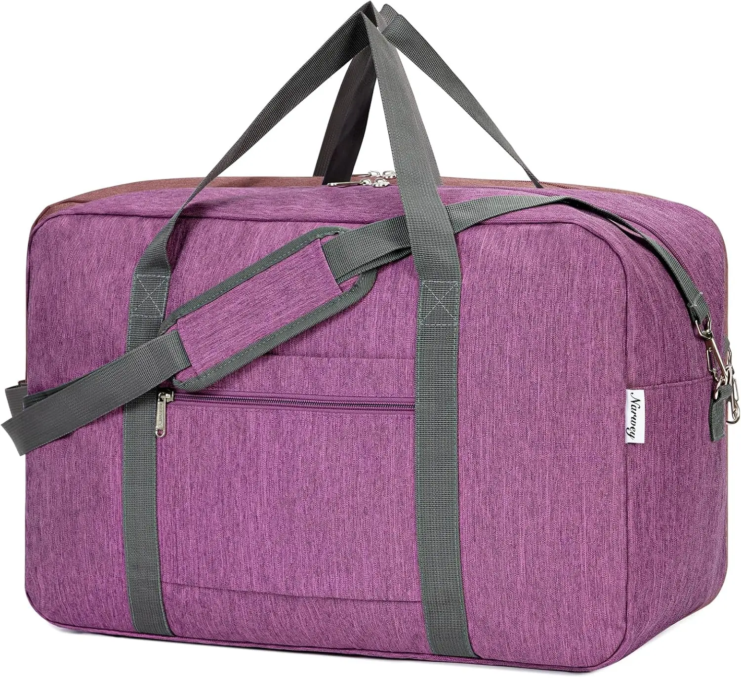 Foldable Carry On Duffel Bag 22x14x9 for United Airlines, 40L Travel Luggage for Women and Men, Dark Purple
Foldable Carry On Duffel Bag 22x14x9 for United Airlines, 40L Travel Luggage for Women and Men, Dark Purple