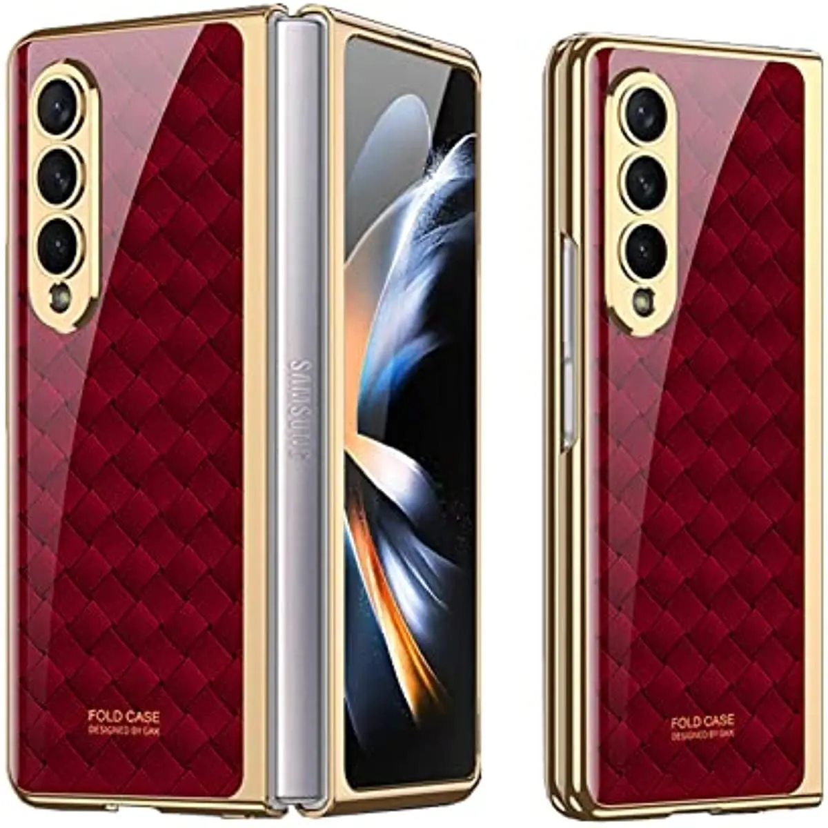 For Samsung Z Fold 4 Case, Galaxy Z Fold 4 CaseTempered Glass Phone Case Protective Cover F Fashion Electroplated PC Back Cover
For Samsung Z Fold 4 Case, Galaxy Z Fold 4 CaseTempered Glass Phone Case Protective Cover F Fashion Electroplated PC Back Cover