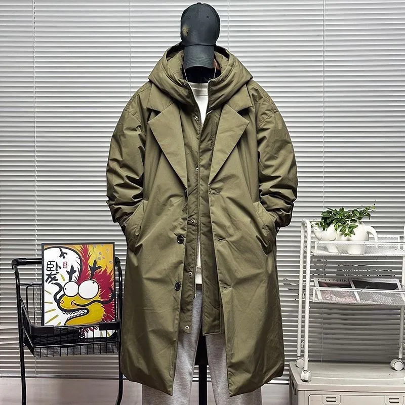 Trench Grey Coat Mens Goth Punk-Style Alternative Unique Harajuku Cityboy Aesthetic Graphics Gradient Splicing Contrast Leather
Trench Grey Coat Mens Goth Punk-Style Alternative Unique Harajuku Cityboy Aesthetic Graphics Gradient Splicing Contrast Leather