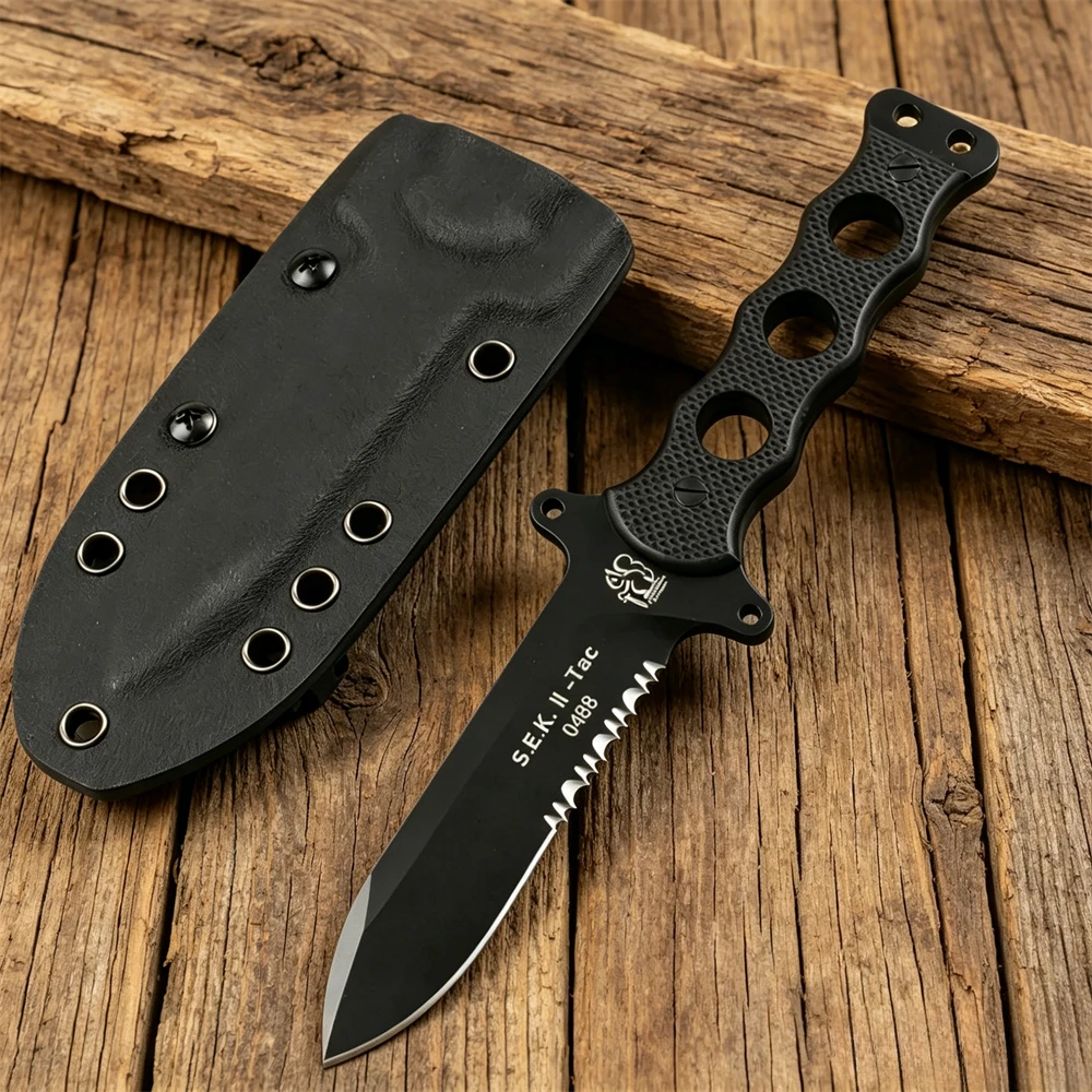 2026 Eickhorn Solingen S.E.K. II TAC Fixed Blade Hunting Knife DC53 High Carbon Steel Blade G10 Handle Outdoor Camping Knife
2026 Eickhorn Solingen S.E.K. II TAC Fixed Blade Hunting Knife DC53 High Carbon Steel Blade G10 Handle Outdoor Camping Knife