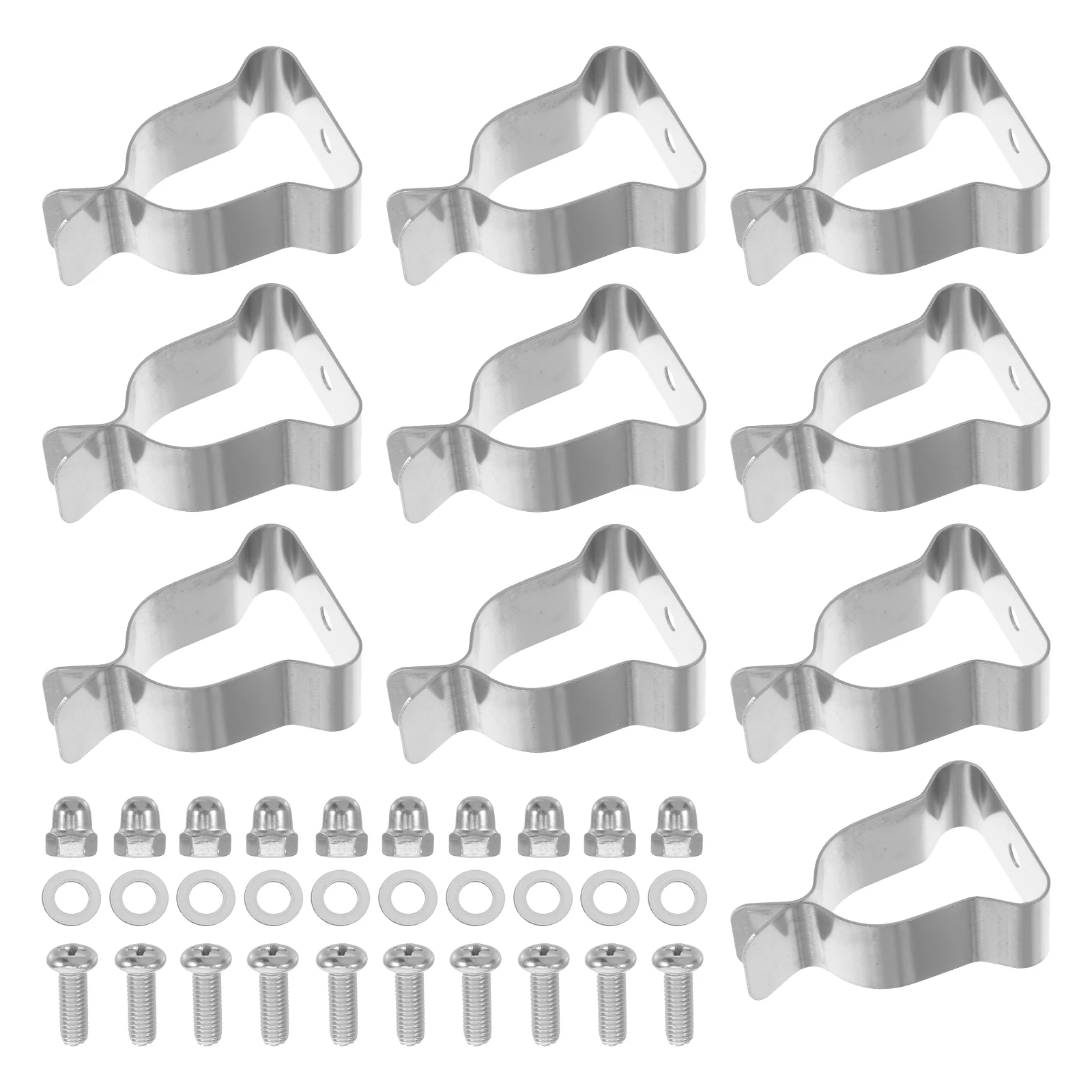 10pcs Window Well Fixing Clips Durable Spring Hardware Kit for Covers Installation Replacement Stainless Steel
10pcs Window Well Fixing Clips Durable Spring Hardware Kit for Covers Installation Replacement Stainless Steel