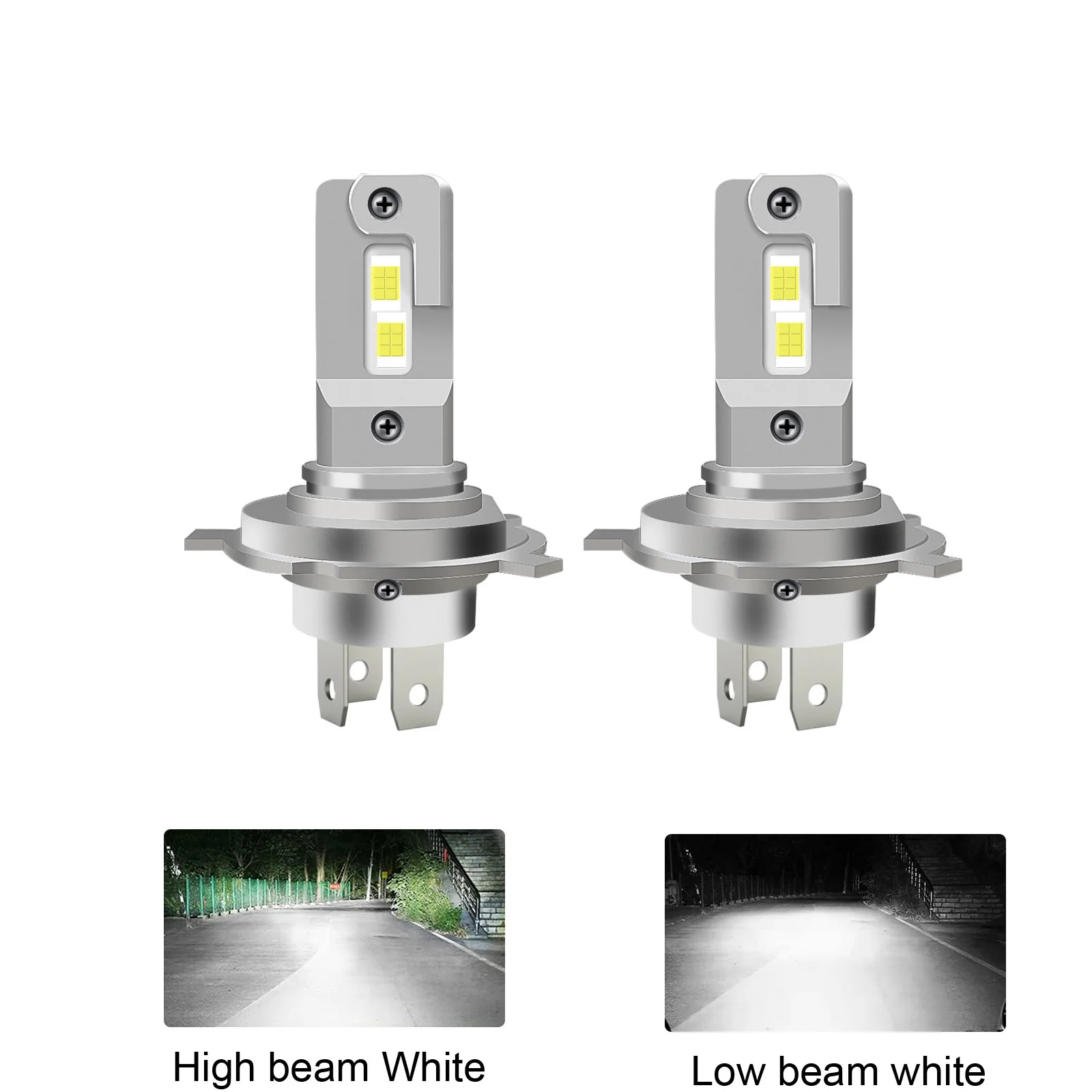 2Pcs Fanless H4 9003 LED H7 Light Canbus High & Low Beam H4 LED Car Motorcycle Headlight Bulb 12V 24V
2Pcs Fanless H4 9003 LED H7 Light Canbus High & Low Beam H4 LED Car Motorcycle Headlight Bulb 12V 24V