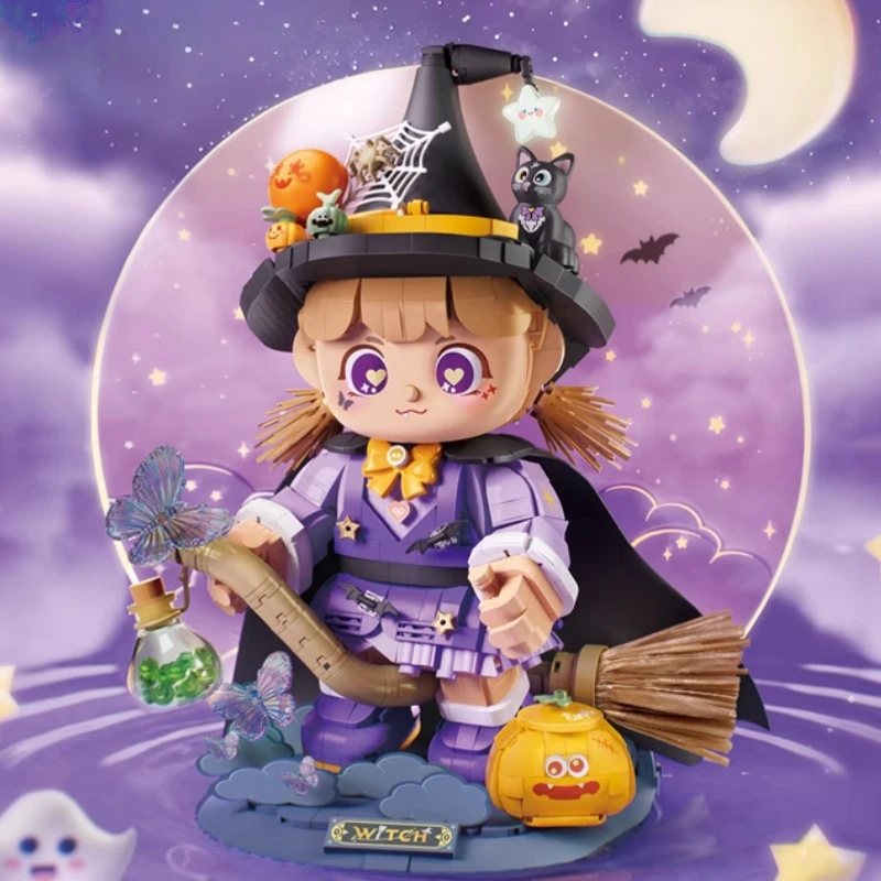 Звездная ночь Dream Maker, строительные блоки, маленькие частицы, сборная модель, игрушка-головоломка, настольные украшения, подарок на Хэллоуин
Звездная ночь Dream Maker, строительные блоки, маленькие частицы, сборная модель, игрушка-головоломка, настольные украшения, подарок на Хэллоуин