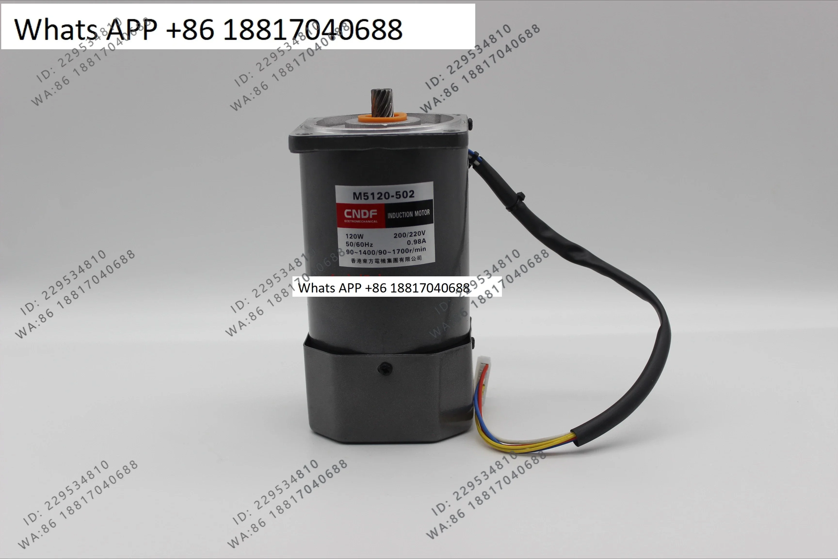 Speed regulation and deceleration 120W motor M5120-502 AC 220V
Speed regulation and deceleration 120W motor M5120-502 AC 220V