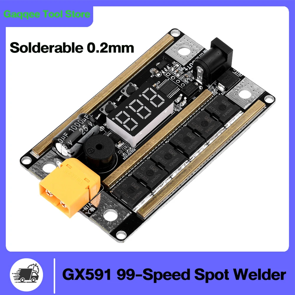  12 В 99-скоростной интеллектуальный аппарат для точечной сварки с ЧПУ, набор «сделай сам», ручной портативный для 18650 Mini GX591, плата управления точечной сваркой 1800A
12 В 99-скоростной интеллектуальный аппарат для точечной сварки с ЧПУ, набор «сделай сам», ручной портативный для 18650 Mini GX591, плата управления точечной сваркой 1800A