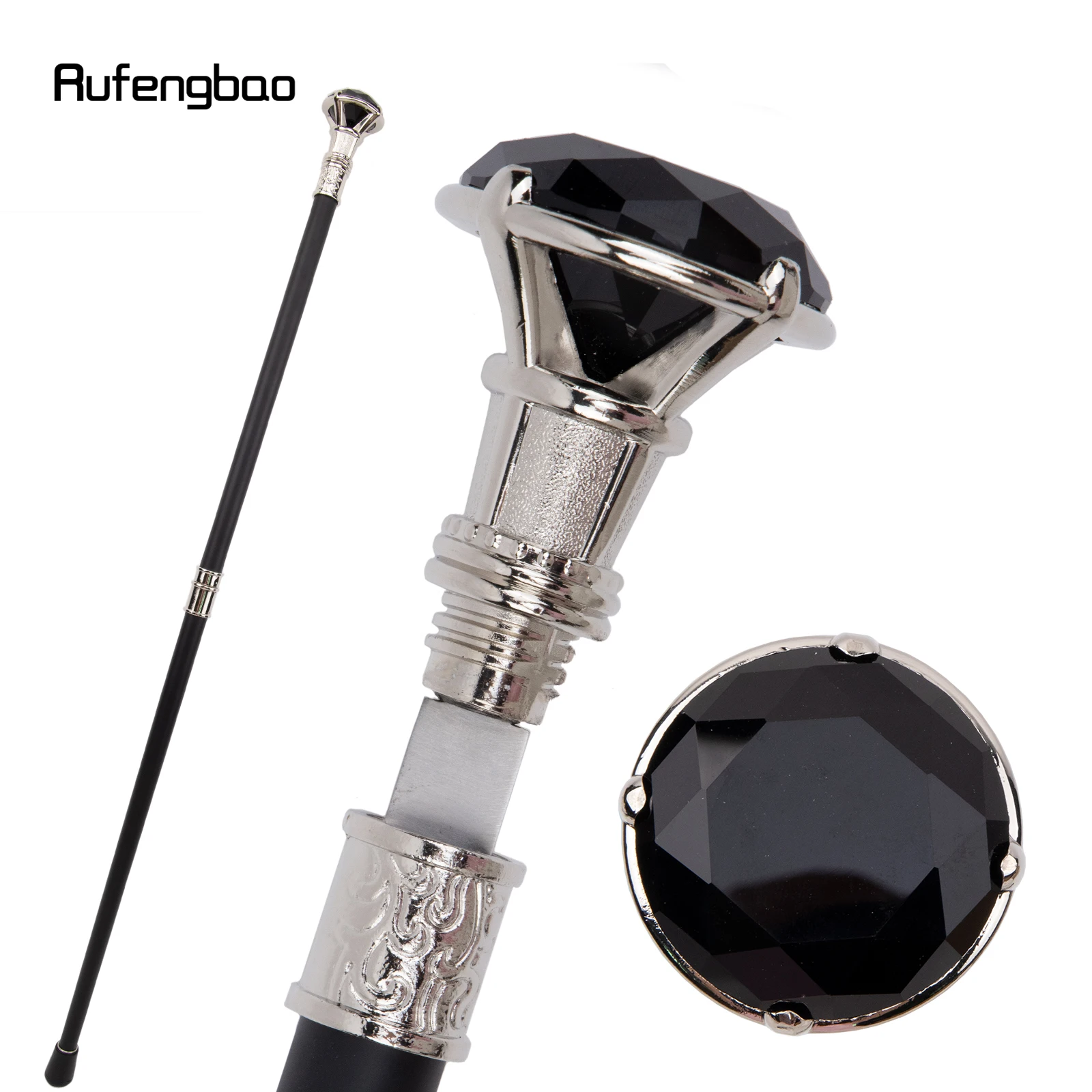 Black Diamond Type White Walking Stick with Hidden Plate Self Defense Fashion Cane Plate Cosplay Crosier Stick 93cm
Black Diamond Type White Walking Stick with Hidden Plate Self Defense Fashion Cane Plate Cosplay Crosier Stick 93cm