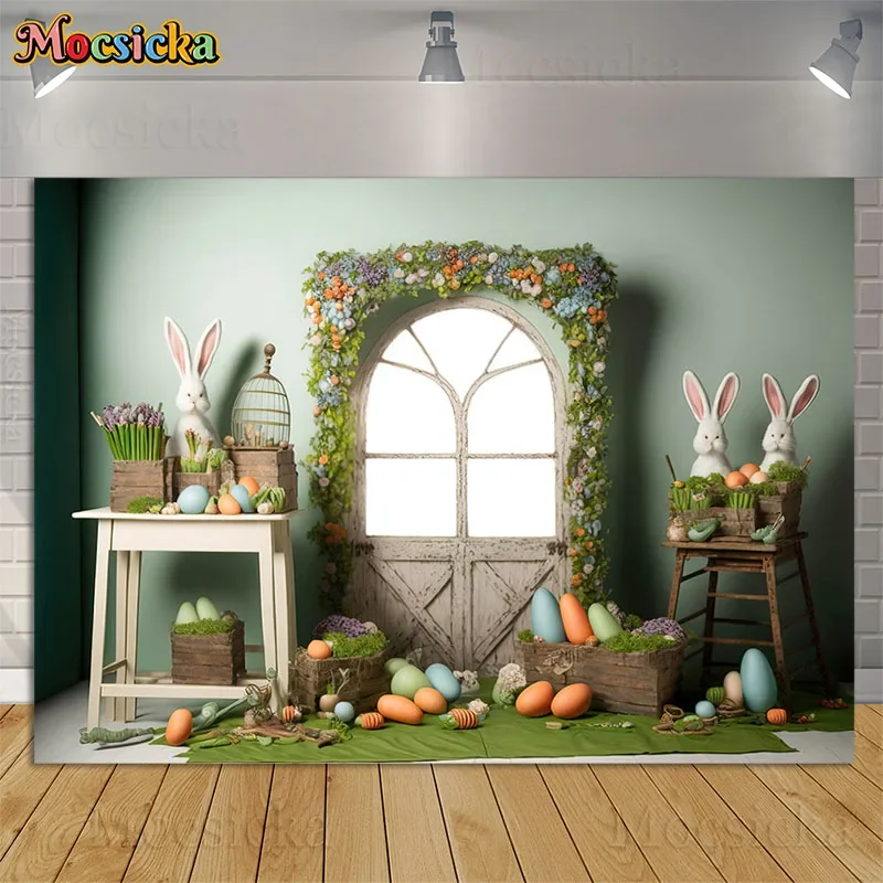 Spring Green Plants Easter Egg Photography Backdrops Wooden Door Flowers Bunny Decor Props Kids Birthday Background Photo Studio
Spring Green Plants Easter Egg Photography Backdrops Wooden Door Flowers Bunny Decor Props Kids Birthday Background Photo Studio