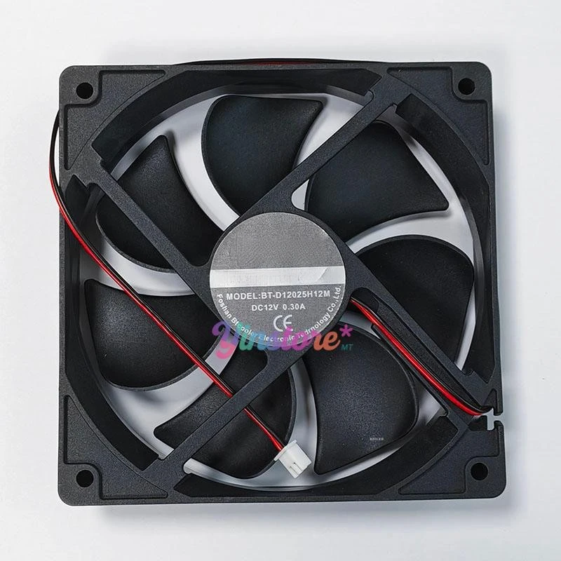 Y+for New BT-D12025H12M Inverter Cooling Fan 12025 DC12V 0.30A 12CM 2Pin
Y+for New BT-D12025H12M Inverter Cooling Fan 12025 DC12V 0.30A 12CM 2Pin
