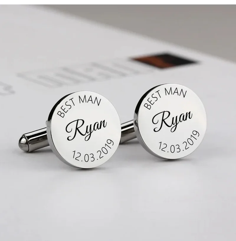 1pair Stainless Steel Custom Name Text ID Cufflink Jewelry for Man Shirt Cuff Button Personalized Shirt Cuff Buttons Accessories
1pair Stainless Steel Custom Name Text ID Cufflink Jewelry for Man Shirt Cuff Button Personalized Shirt Cuff Buttons Accessories