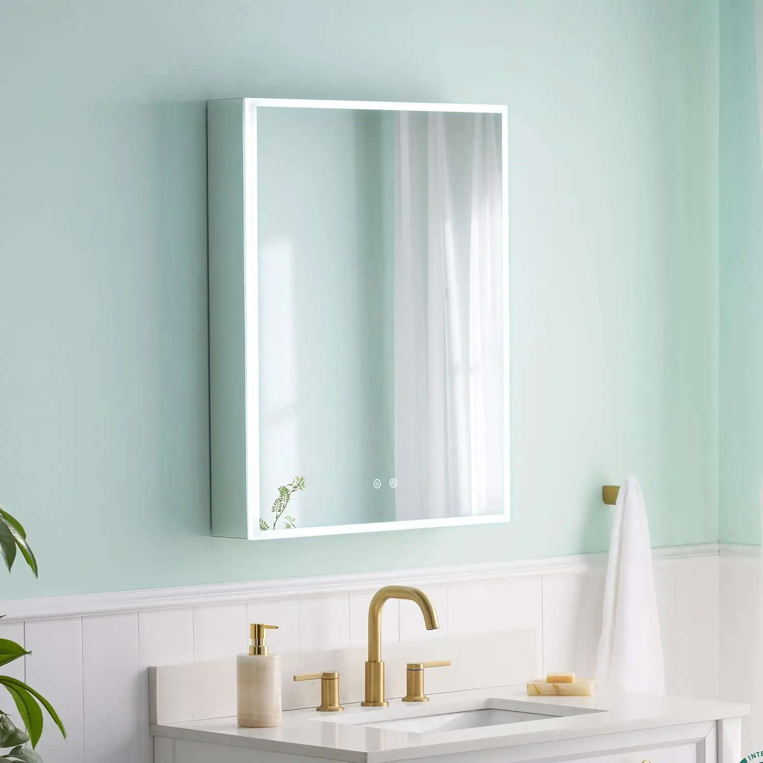 24" X 30" Medicine Cabinet with Lights, Single Left Opening Door,Bathroom Vanity Medicine Cabinet with Outlets & USB Ports
24" X 30" Medicine Cabinet with Lights, Single Left Opening Door,Bathroom Vanity Medicine Cabinet with Outlets & USB Ports