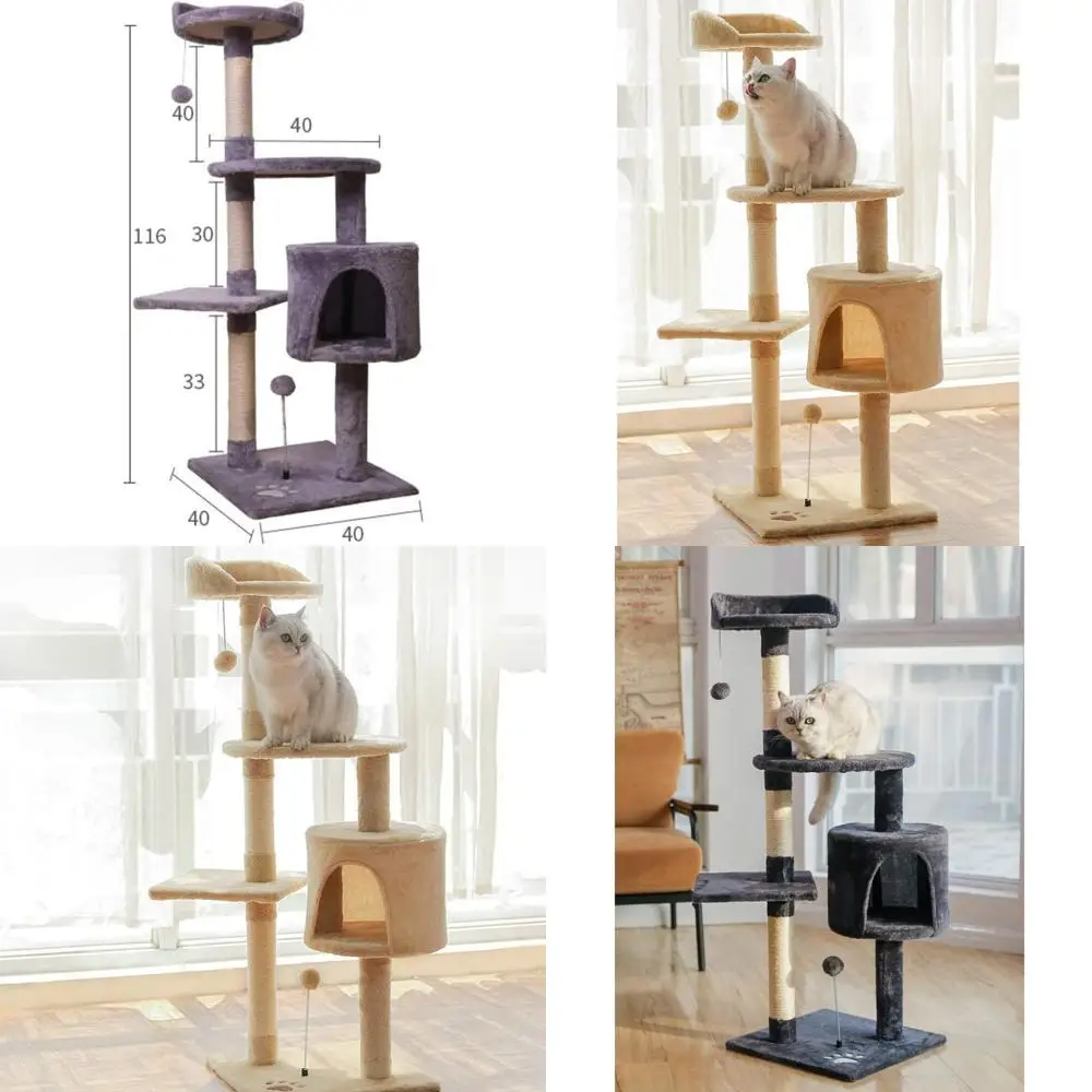 Четырехъярусное дерево для ловли кошек для 1-3 кошек — компактный дизайн со встроенным муттером и стойкой для неба для игр в кошачьих кошек и ре
Четырехъярусное дерево для ловли кошек для 1-3 кошек — компактный дизайн со встроенным муттером и стойкой для неба для игр в кошачьих кошек и ре