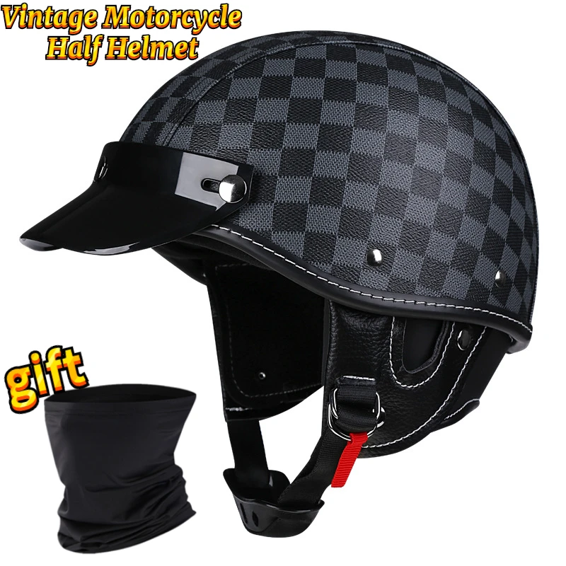 Retro Motorcycle Half Helmet Woman Men Racing Helmets Motorbike Biker Scooter Helmet casco moto
Retro Motorcycle Half Helmet Woman Men Racing Helmets Motorbike Biker Scooter Helmet casco moto