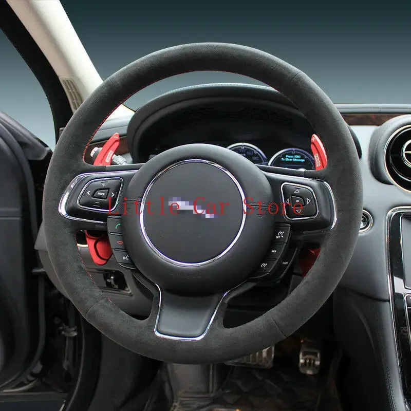 Для Jaguar XF XE XJL F-PACE чехол на руль DIY сшитый вручную салон автомобиля
Для Jaguar XF XE XJL F-PACE чехол на руль DIY сшитый вручную салон автомобиля