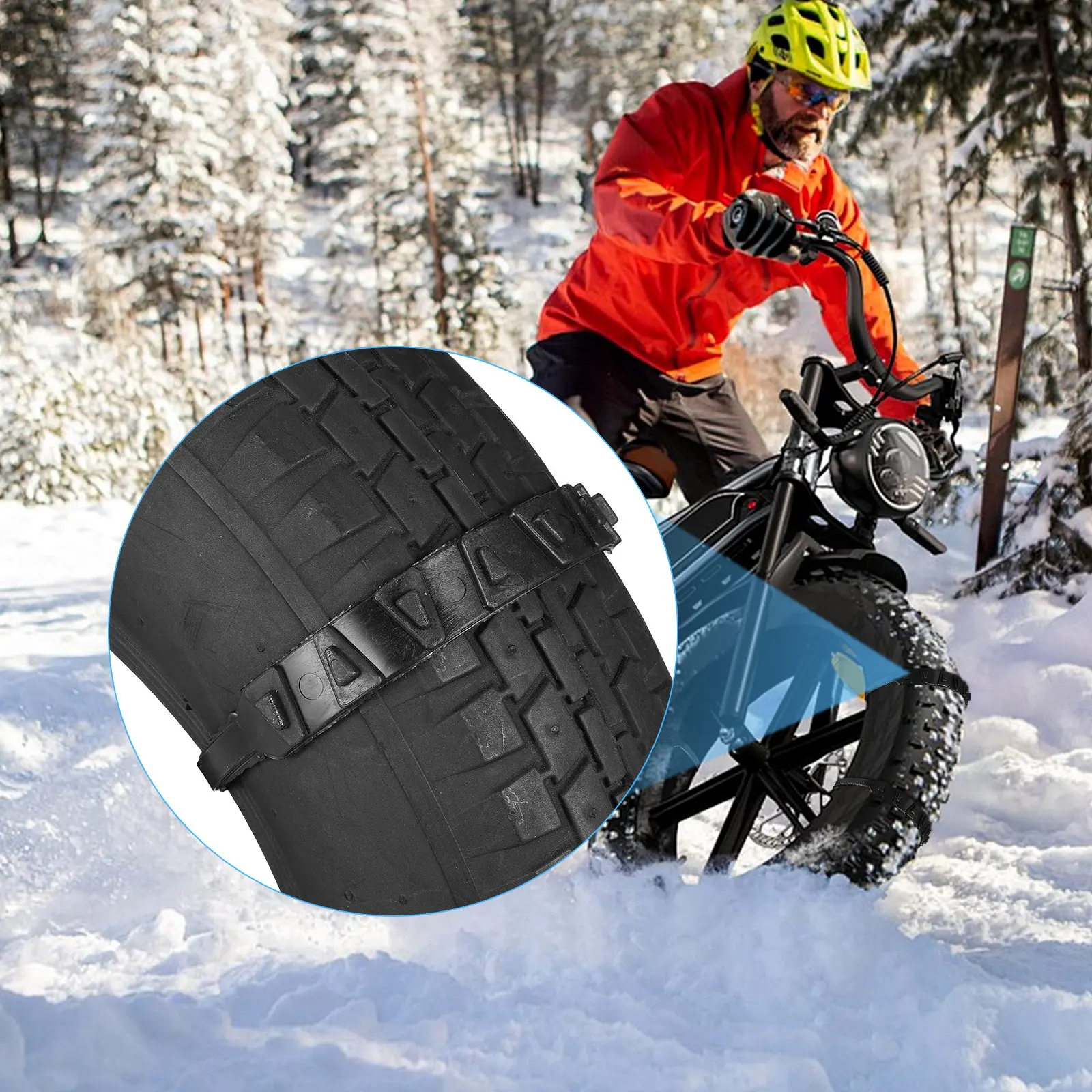 20 Pcs Skid Cable Chains for Tires Reusable Snow Motorcycle Traction Anti-skid Portable
20 Pcs Skid Cable Chains for Tires Reusable Snow Motorcycle Traction Anti-skid Portable