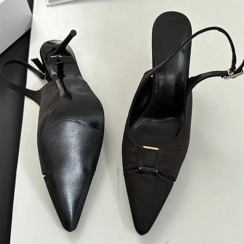 Elegant Sexy Thin Heels Slingback Sandals Ladies Shallow Pointed Toe Banquet Prom Shoe Fashion High Heels Women Zapatos De Mujer
Elegant Sexy Thin Heels Slingback Sandals Ladies Shallow Pointed Toe Banquet Prom Shoe Fashion High Heels Women Zapatos De Mujer