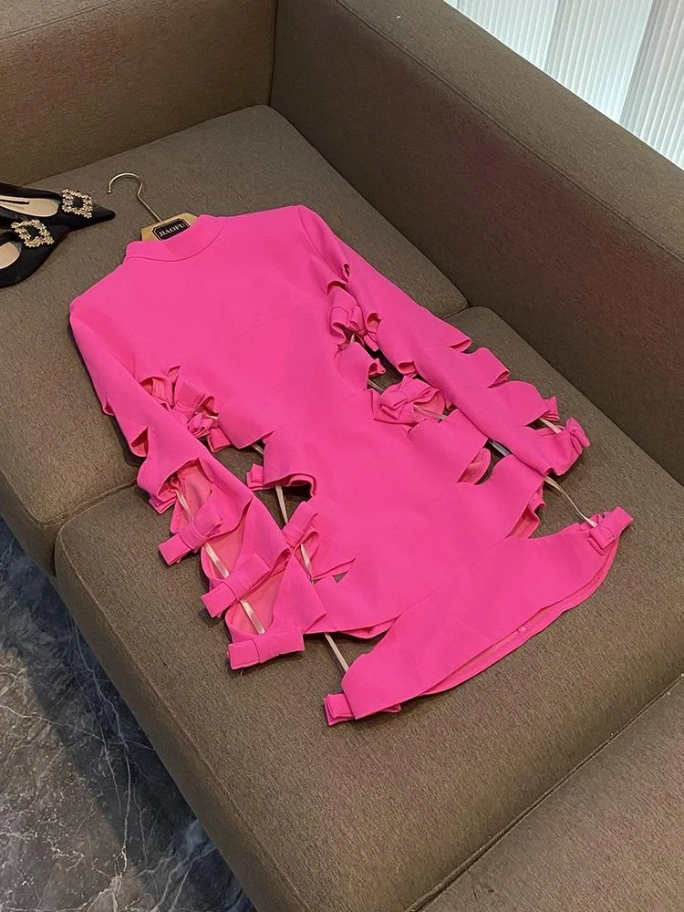 Сексуальное длинное свековое платье с вырезом и узлом, флуоресцентное розовое новое поступление, одежда Celebri Faion Midi Dr Ci для поездок на работу
Сексуальное длинное свековое платье с вырезом и узлом, флуоресцентное розовое новое поступление, одежда Celebri Faion Midi Dr Ci для поездок на работу