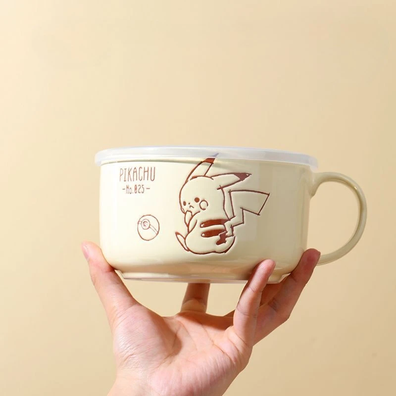Underglaze Color Pikachu Cute Ceramic Fresh Keeping Bowl Household Fruit Bowl Instant Noodle Bowl Anime Peripheral
Underglaze Color Pikachu Cute Ceramic Fresh Keeping Bowl Household Fruit Bowl Instant Noodle Bowl Anime Peripheral