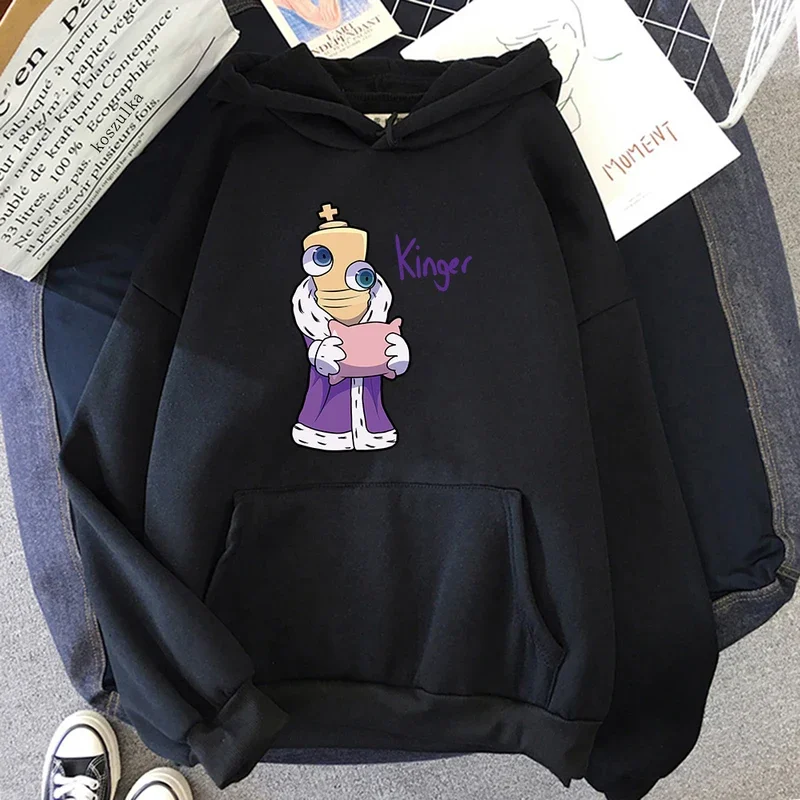 2024 The Amazing Digital Circus Kinger Hoodie Women Harajuku Funny Hoodies Unisex Cute Vintage Pullover Sweatshirts Tops
2024 The Amazing Digital Circus Kinger Hoodie Women Harajuku Funny Hoodies Unisex Cute Vintage Pullover Sweatshirts Tops
