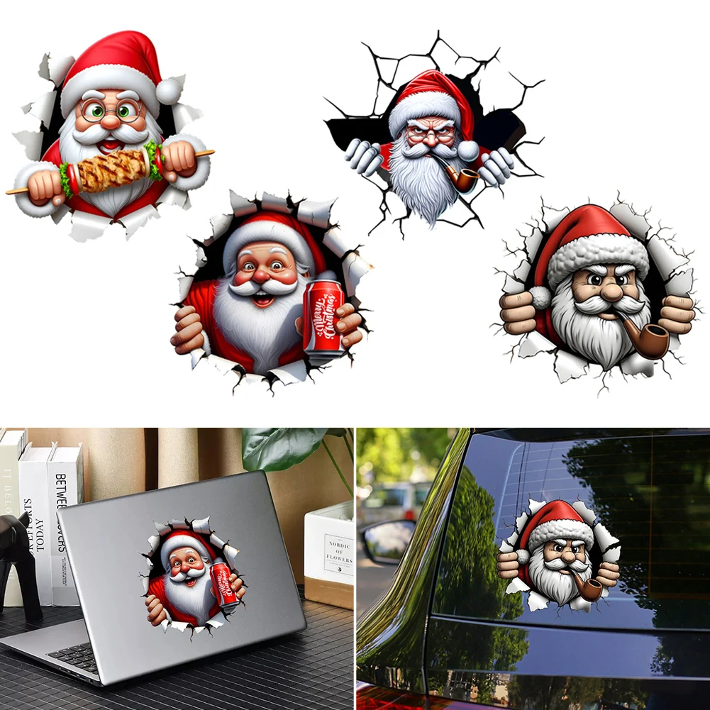 2025 New Cute Santa Claus Car Decoration Stickers UV Waterproof Christmas Cute Computer Stickers Home Glass Decorative Decals
2025 New Cute Santa Claus Car Decoration Stickers UV Waterproof Christmas Cute Computer Stickers Home Glass Decorative Decals