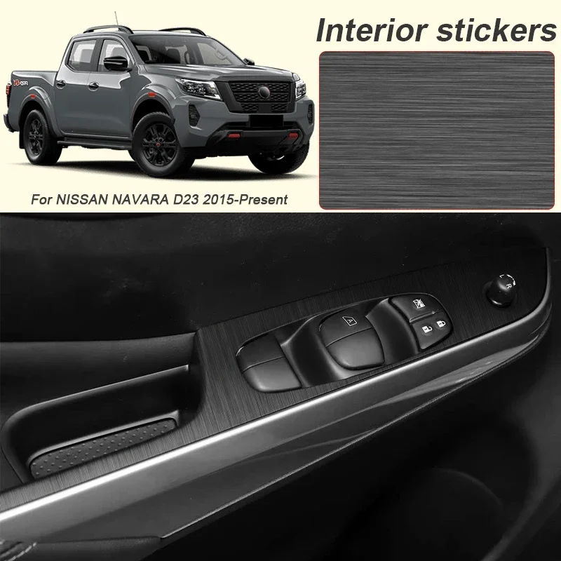 For NISSAN NAVARA D23 2015-2026 Car Carbon Interior Sticker Auto Window Lifting Panel Decal Gear Door Protective Film Accessory
For NISSAN NAVARA D23 2015-2026 Car Carbon Interior Sticker Auto Window Lifting Panel Decal Gear Door Protective Film Accessory