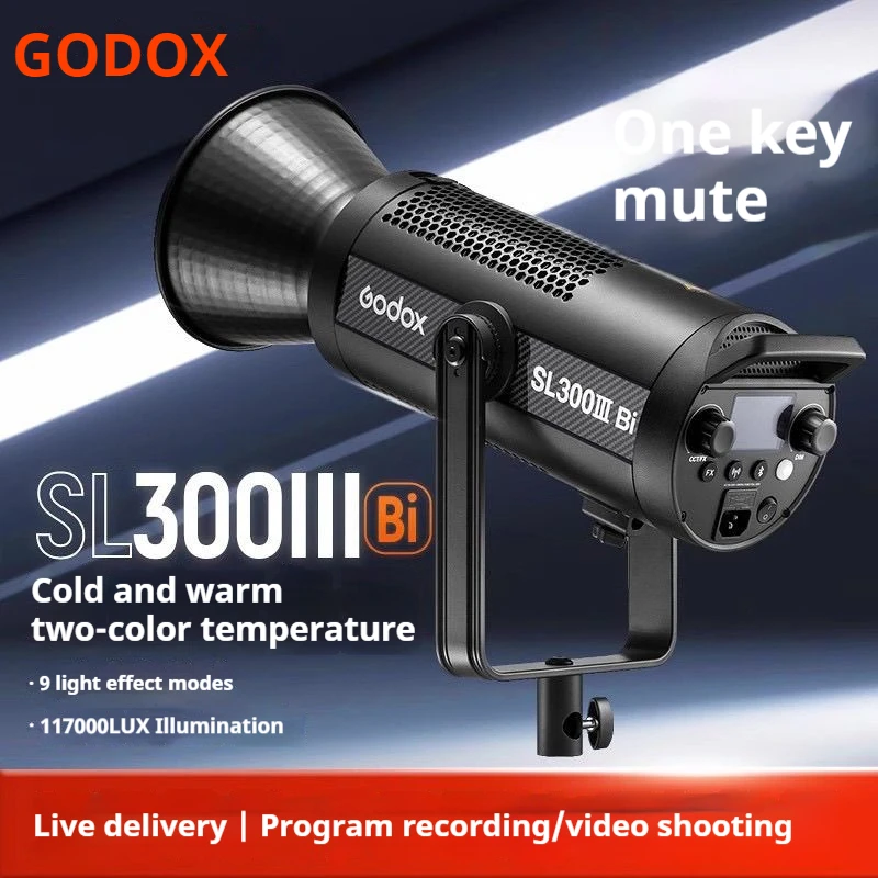 Godox SL300III Bi 320 Вт 2800-6500K Двухцветный светодиодный светильник для видеосъемки Bowens Mount Wireless X System для студийной съемки и видеозаписи
Godox SL300III Bi 320 Вт 2800-6500K Двухцветный светодиодный светильник для видеосъемки Bowens Mount Wireless X System для студийной съемки и видеозаписи