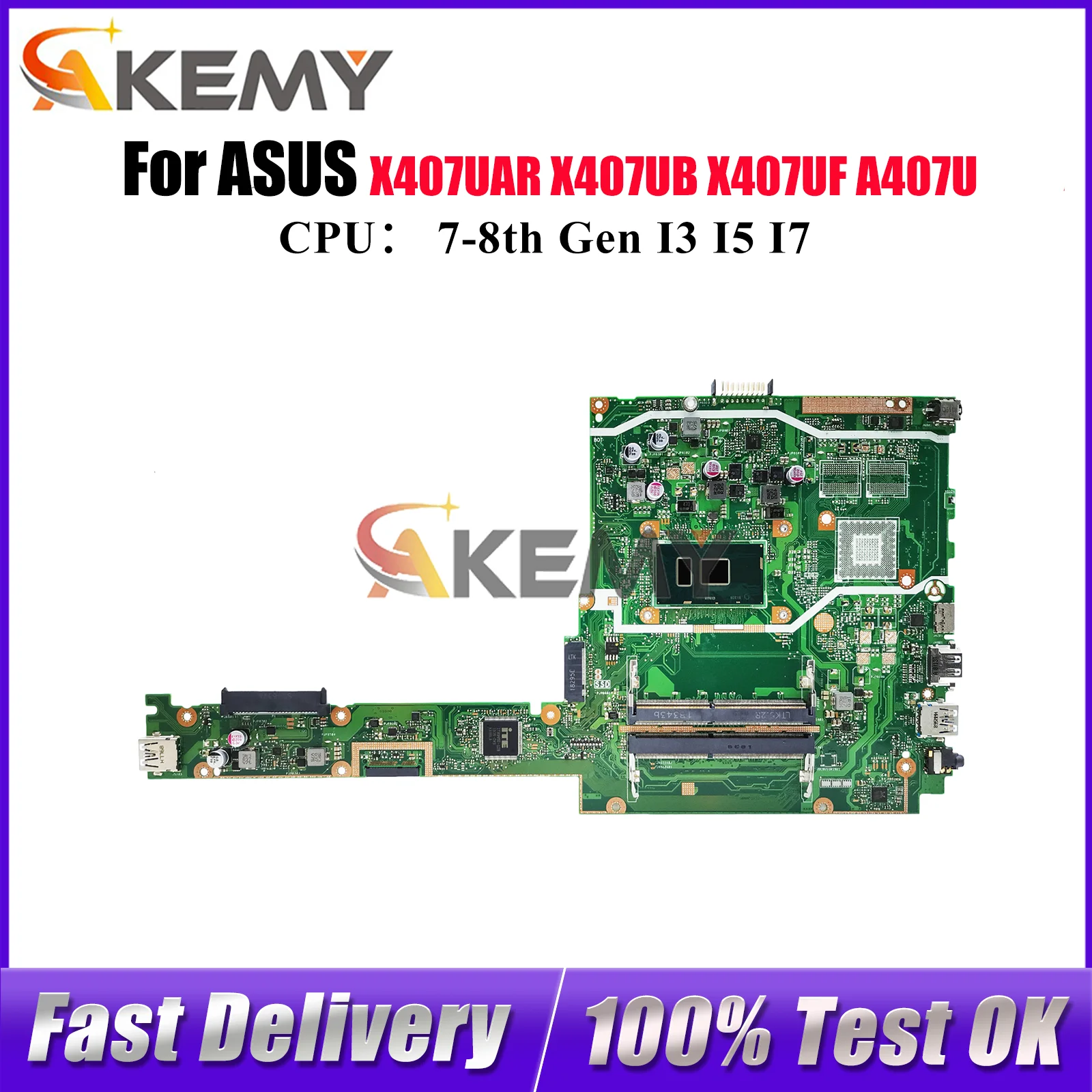 X407UAR Материнская плата для ноутбука ASUS Y4000U X407UB F407U X407U X407UF X407UBR X407UAR X407UA X407UV A407U Материнская плата I3 I5 I7 CPU
X407UAR Материнская плата для ноутбука ASUS Y4000U X407UB F407U X407U X407UF X407UBR X407UAR X407UA X407UV A407U Материнская плата I3 I5 I7 CPU