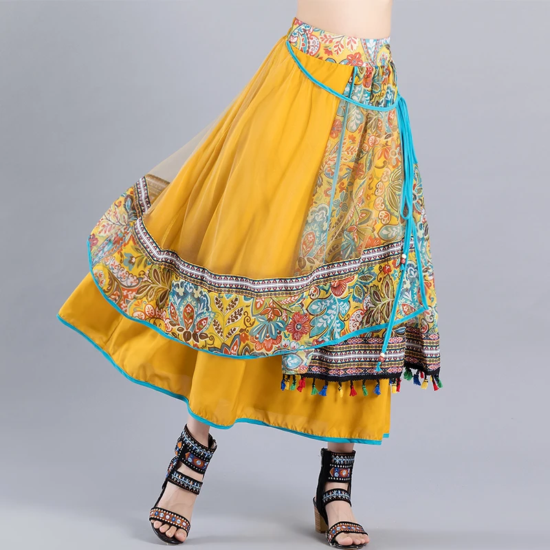 High-End Women's plus Size Summer New Print Mesh Skirt Versatile Midi Skirt Comfortable Breathable Skin-Friendly Elastic Waist
High-End Women's plus Size Summer New Print Mesh Skirt Versatile Midi Skirt Comfortable Breathable Skin-Friendly Elastic Waist