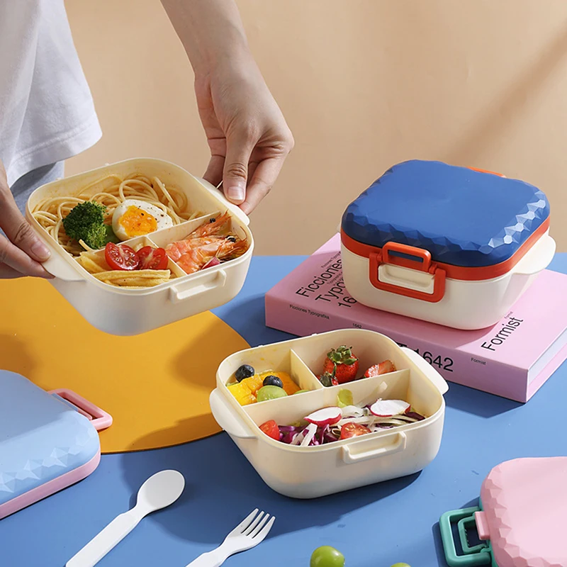 Microwave Safe Lunch Box for Kids & Adults 3-Compartment Meal Prep Container with Fork/Spoon Kawaii Bento Box
Microwave Safe Lunch Box for Kids & Adults 3-Compartment Meal Prep Container with Fork/Spoon Kawaii Bento Box