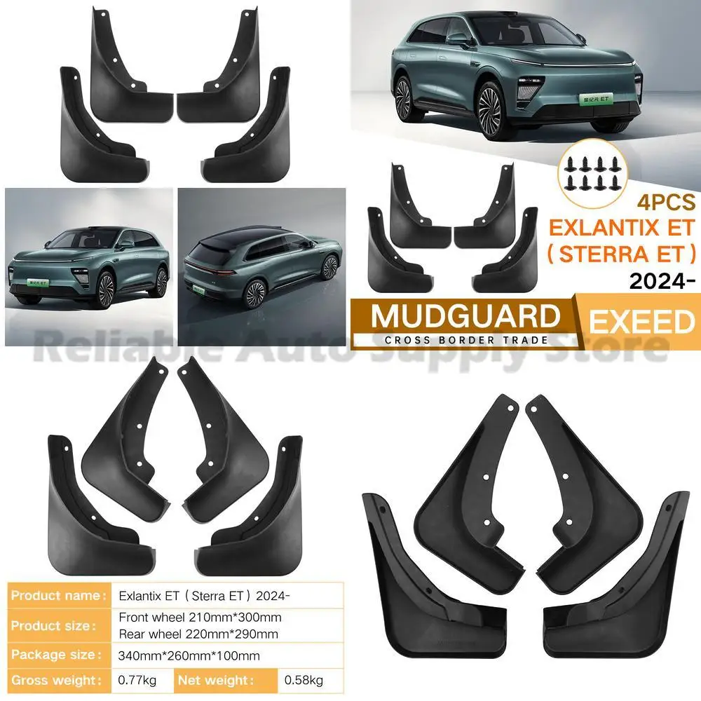 For Exlantix ET Terra ET 2024 Mud Flaps High Quality Durable Fender Liners Premium Protection for Car Wheel Wells Ultimate Shiel
For Exlantix ET Terra ET 2024 Mud Flaps High Quality Durable Fender Liners Premium Protection for Car Wheel Wells Ultimate Shiel