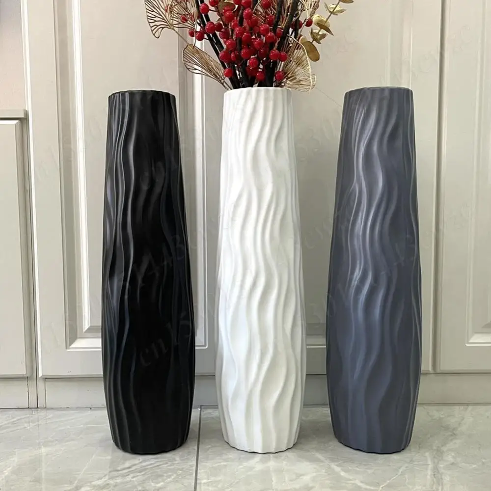 Large Floor Vase Shatterproof Floor Standing Flower Vase Exquisite Textured & Line Design Solid Color Vase For Home Office Decor
Large Floor Vase Shatterproof Floor Standing Flower Vase Exquisite Textured & Line Design Solid Color Vase For Home Office Decor