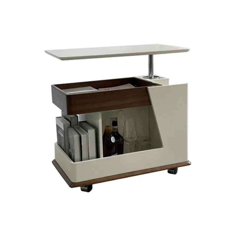 Removable coffee table retro living room small apartment sofa side cabinet with wheel trolley
Removable coffee table retro living room small apartment sofa side cabinet with wheel trolley