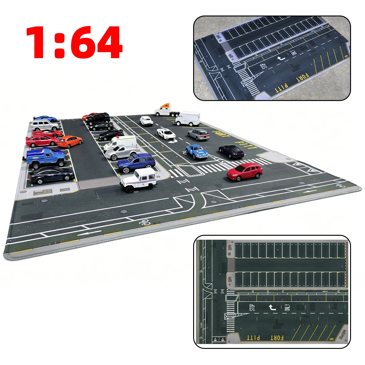 Architectural miniature diorama Pittsburgh Parking Lot Garage Display Base Stand Mat for Car Scale model kit 1/64
Architectural miniature diorama Pittsburgh Parking Lot Garage Display Base Stand Mat for Car Scale model kit 1/64
