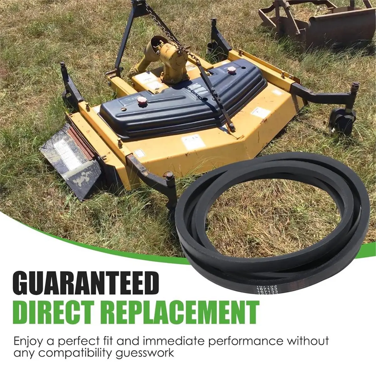 (CNIM) 167133 Mower Deck Belt for King Kutter FM60 RFM-60 5ft Finish Mower Drive Belt
(CNIM) 167133 Mower Deck Belt for King Kutter FM60 RFM-60 5ft Finish Mower Drive Belt