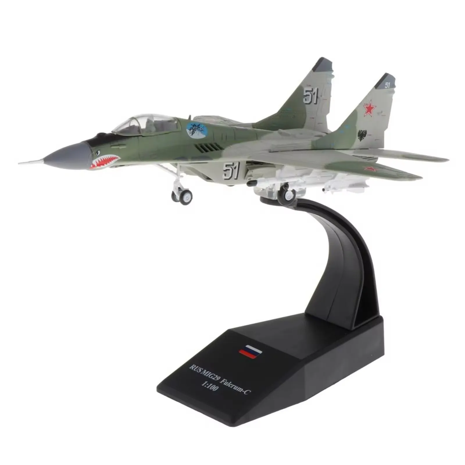New 1/100 MIG-29 Fighter Plane Alloy Dispaly Stand Diecast Aircraft Model Commemorate Collection for Friends
New 1/100 MIG-29 Fighter Plane Alloy Dispaly Stand Diecast Aircraft Model Commemorate Collection for Friends