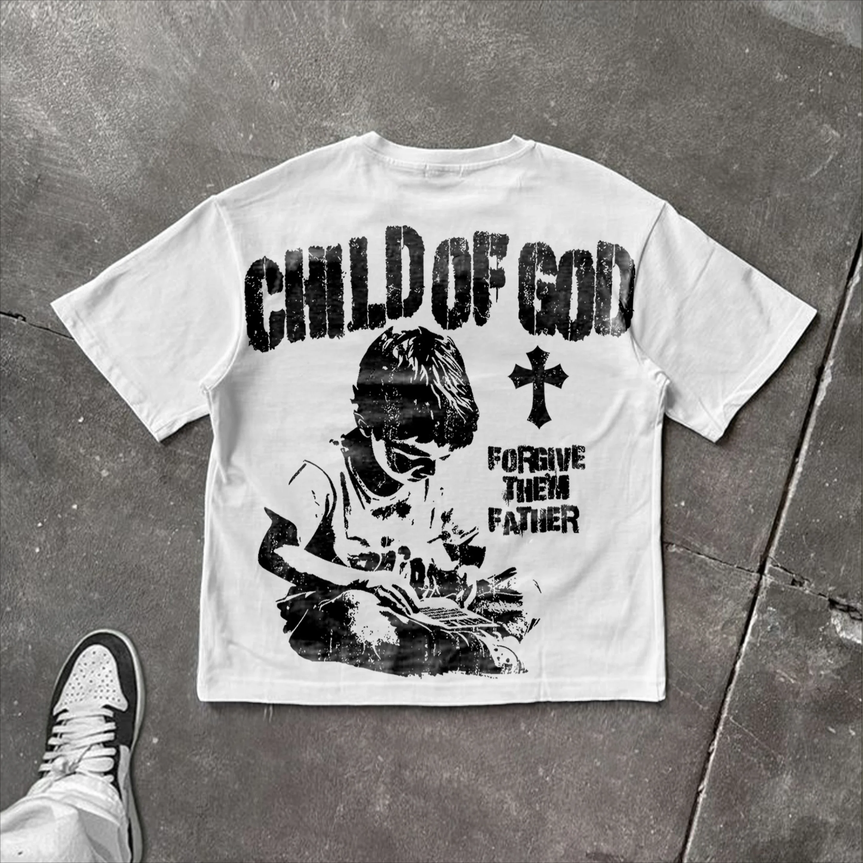 Saints' Workbook Son Of God Vintage Graphic Cotton T-shirt Men Y2K Summer Short Sleeves Oversize T-shirt Streetwear Women Tops
Saints' Workbook Son Of God Vintage Graphic Cotton T-shirt Men Y2K Summer Short Sleeves Oversize T-shirt Streetwear Women Tops