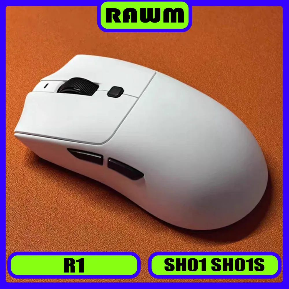 RAWM SH01 SH01S Wireless Mouse PAW3395 Lightweight Nordic52840/PAN1080 Hot-swap Micro-mode Bluetooth Three-mode Gaming Mouse
RAWM SH01 SH01S Wireless Mouse PAW3395 Lightweight Nordic52840/PAN1080 Hot-swap Micro-mode Bluetooth Three-mode Gaming Mouse