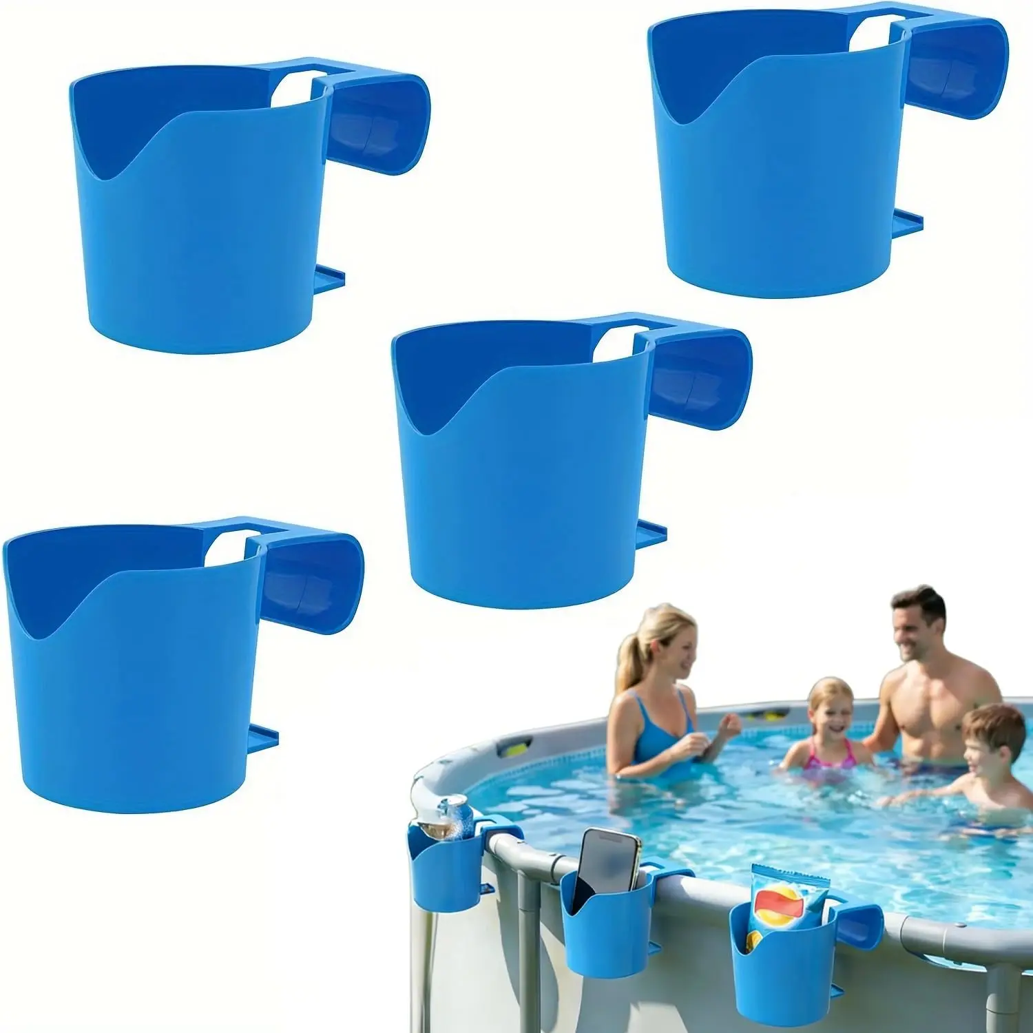 1/4Pack Pool Cup Holders for Above Ground Pools Above Ground Pool Accessories Premium PP Plastic Poolside Cup Holder
1/4Pack Pool Cup Holders for Above Ground Pools Above Ground Pool Accessories Premium PP Plastic Poolside Cup Holder