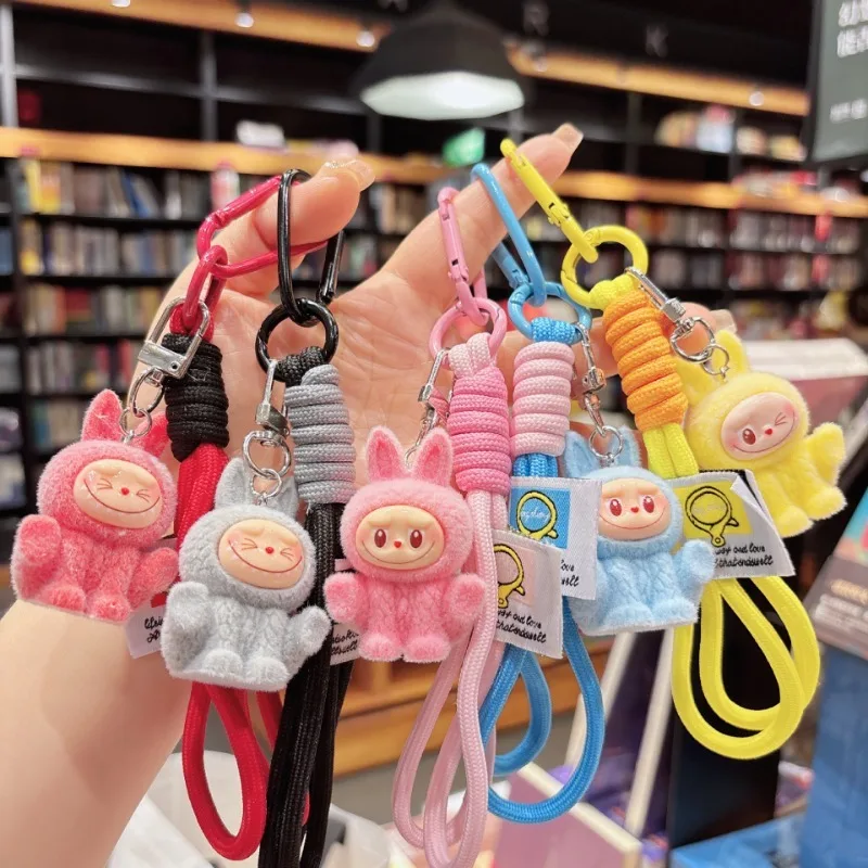 Creative Labubu keychains Cute Anime Car Key Chain Cartoon Doll Bag Hanging piece Couple Backpack Decoration Accessories Gifts
Creative Labubu keychains Cute Anime Car Key Chain Cartoon Doll Bag Hanging piece Couple Backpack Decoration Accessories Gifts