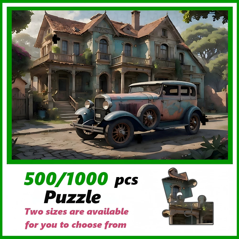 A high-quality 500/1000-piece puzzle, perfect for adults, is a fun family game that helps relieve stress and is great for birthd
A high-quality 500/1000-piece puzzle, perfect for adults, is a fun family game that helps relieve stress and is great for birthd