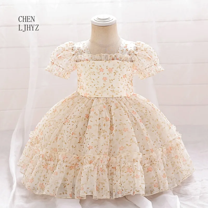 2025 New Floral Print Girl's Elegant Layered Tulle Party Gown for Birthday Celebration Special Occasion Formal Attire
2025 New Floral Print Girl's Elegant Layered Tulle Party Gown for Birthday Celebration Special Occasion Formal Attire
