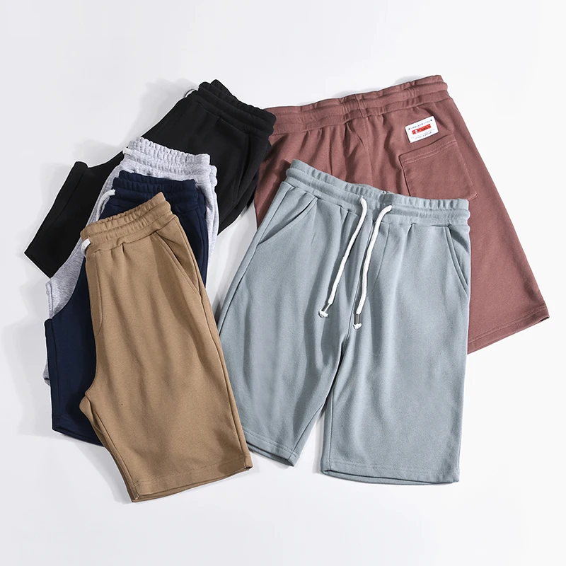High ammage 330g Loop Fabric Elastic Waist Sports orts Men's Casual Five-Point Pants Summer New Sle Pure Color Sportswear
High ammage 330g Loop Fabric Elastic Waist Sports orts Men's Casual Five-Point Pants Summer New Sle Pure Color Sportswear