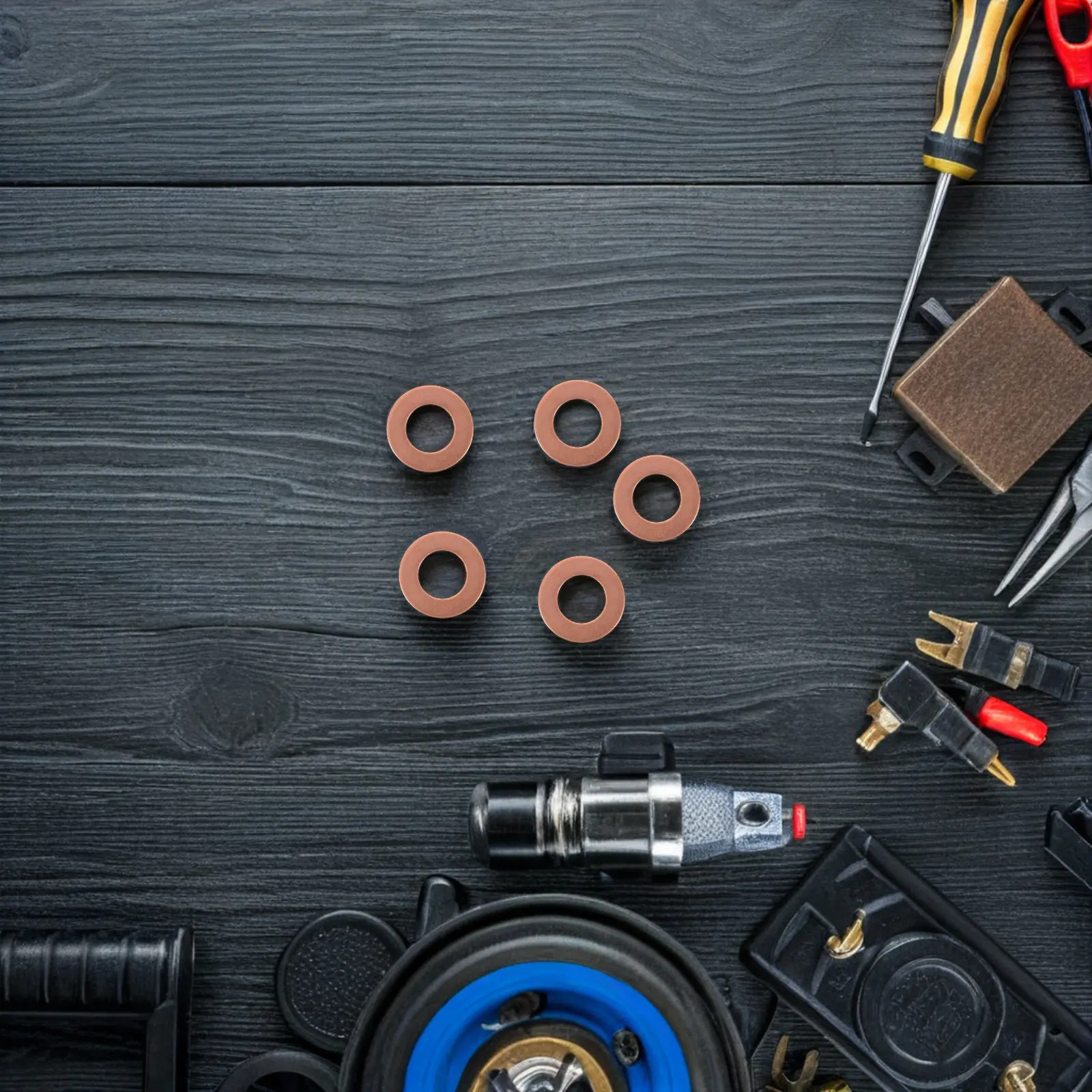 120Pcs Car Dent Puller Rings Welding Repair Washers Round Gasket Auto Body Sheet Metal Repair Tools for Efficient Dent Removal
120Pcs Car Dent Puller Rings Welding Repair Washers Round Gasket Auto Body Sheet Metal Repair Tools for Efficient Dent Removal