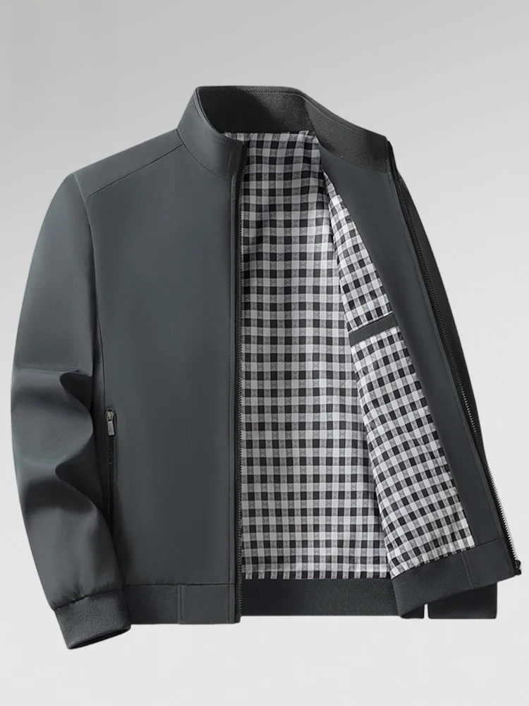 Rn ey джет с воротником-стойкой, мужское свободное повседневное деловое пальто, весенне-осеннее новое пальто среднего возраста, большой размер
Rn ey джет с воротником-стойкой, мужское свободное повседневное деловое пальто, весенне-осеннее новое пальто среднего возраста, большой размер