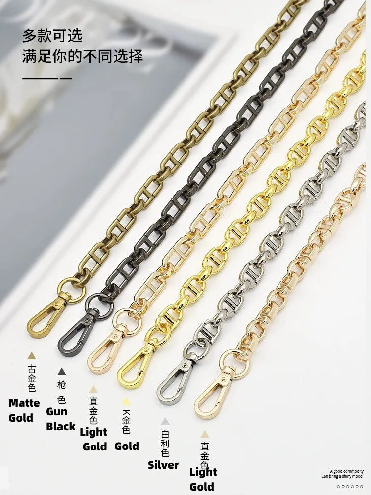 Old flower retro made old metal chain replacement antique copper gold color wrapped chain crossbody women D home bag strap
Old flower retro made old metal chain replacement antique copper gold color wrapped chain crossbody women D home bag strap