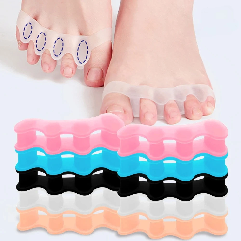 Silicone Finger Toe Protector Toe Separators Stretchers Straightener Bunion Protector Pain Relief Foot Care 5 Colors
Silicone Finger Toe Protector Toe Separators Stretchers Straightener Bunion Protector Pain Relief Foot Care 5 Colors