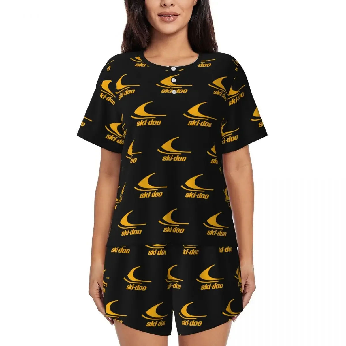 Vintage Ski Doo Round Neck Short Sleeve Nightgowns for Sleeping Sleepshirts Women Loose Pajama Set Short Pants
Vintage Ski Doo Round Neck Short Sleeve Nightgowns for Sleeping Sleepshirts Women Loose Pajama Set Short Pants