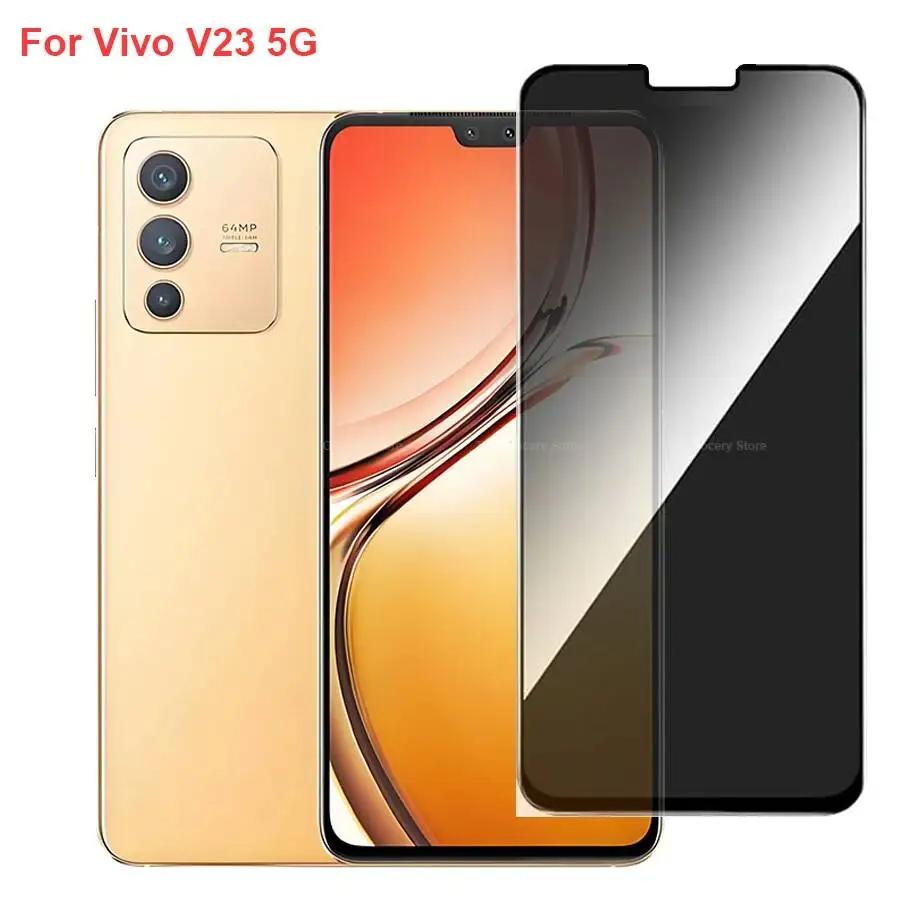 Vivo V23 Anti Spy Privacy Tempered Glass Protector Compatible For Vivov23 5G Full Cover Screen Phone Film
Vivo V23 Anti Spy Privacy Tempered Glass Protector Compatible For Vivov23 5G Full Cover Screen Phone Film