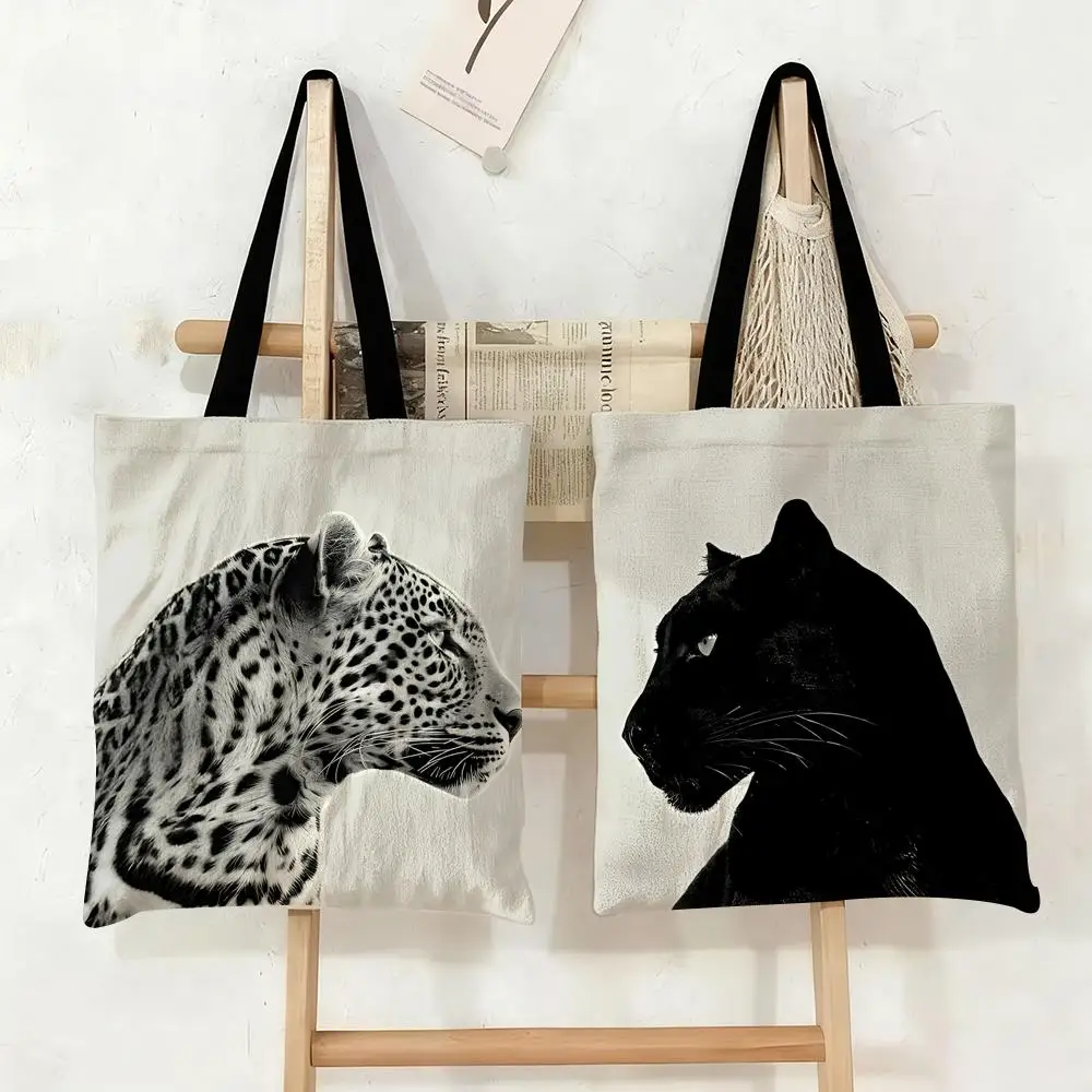 leopard Storage Bags Canvas Tote Bag Large Capacity Double-Sided Print Reusable Shopping Bag Eco-Friendly Shoulder Bag
leopard Storage Bags Canvas Tote Bag Large Capacity Double-Sided Print Reusable Shopping Bag Eco-Friendly Shoulder Bag