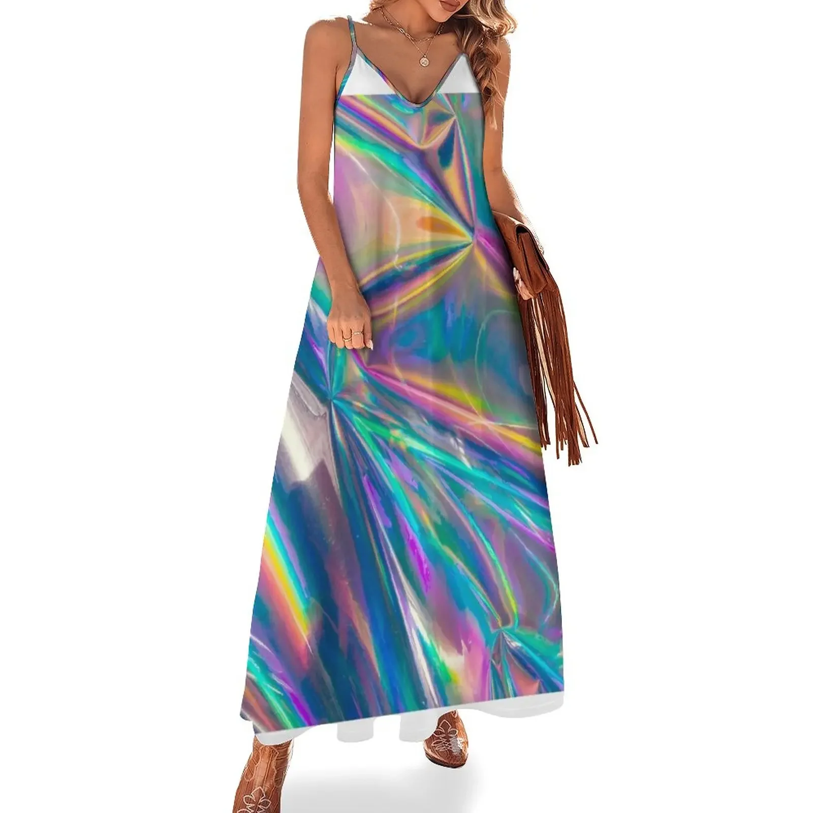 holographic Sleeveless Dress Prom gown summer clothes for women Party dresses elegant party dresses for women 2025 Dress
holographic Sleeveless Dress Prom gown summer clothes for women Party dresses elegant party dresses for women 2025 Dress
